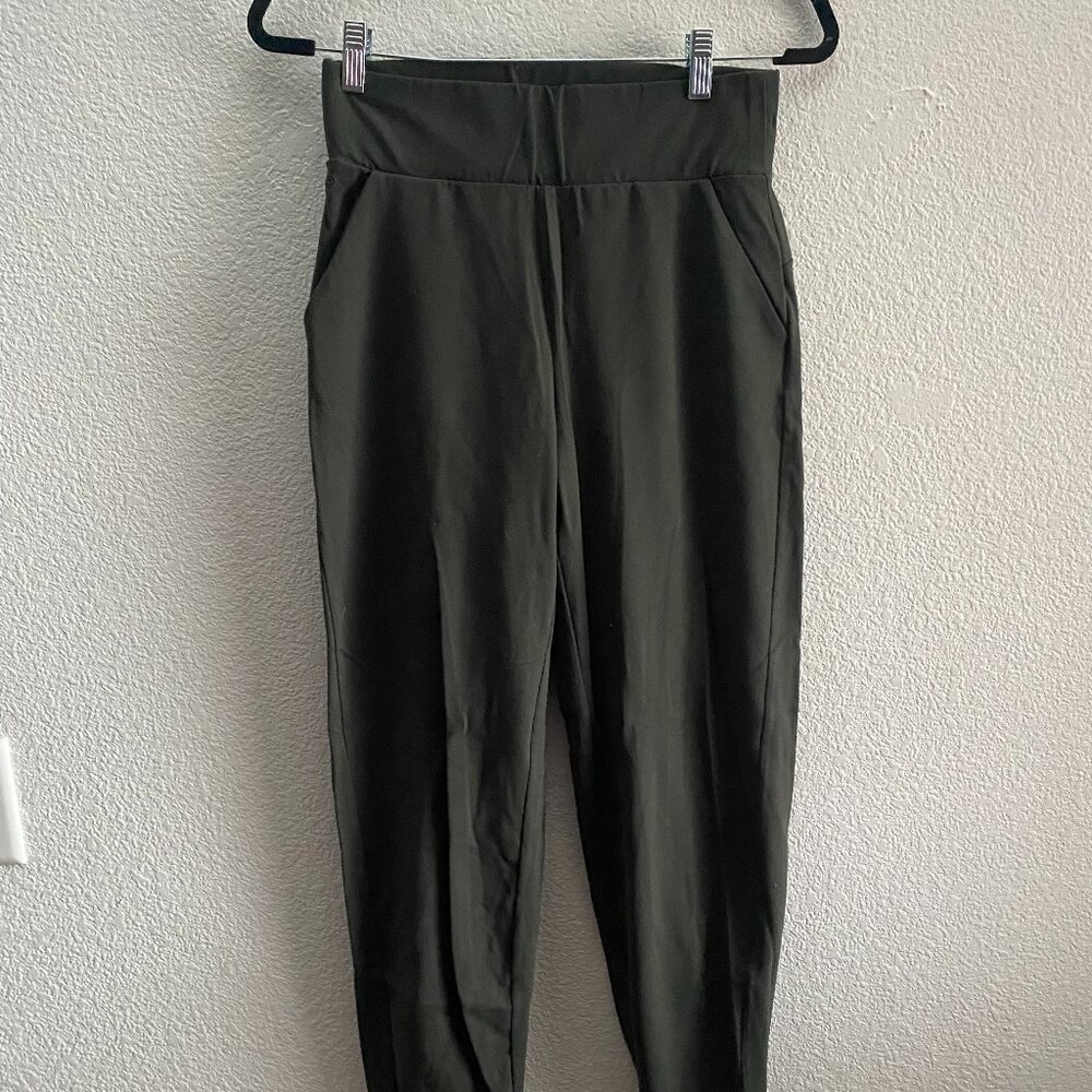 Public Rec All Day Jogger Pants Nylon Stretch Waist High Rise Cuffed 28 x 29